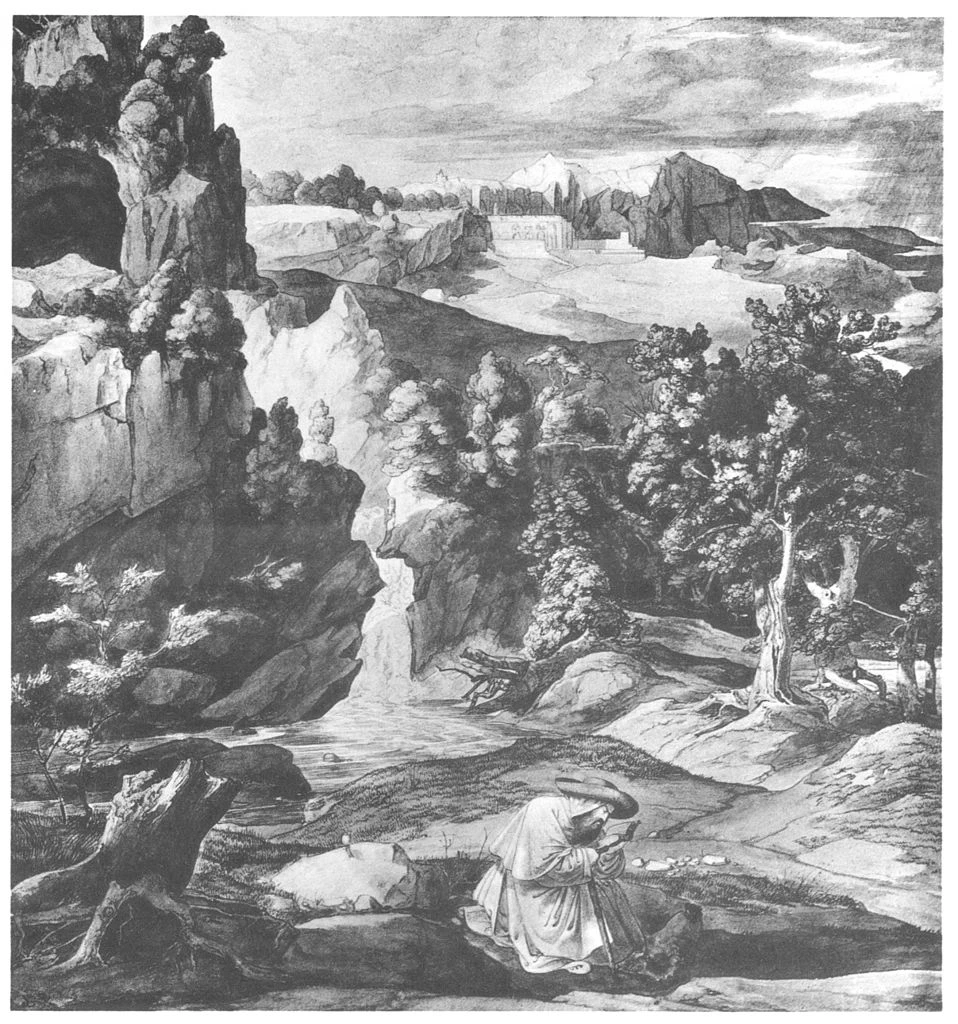 Carl Philipp Fohr - San Benedetto di Subiaco